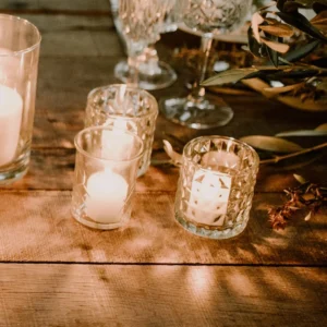 Bougeoirs de Festiloc en Gironde (location de matériel/vaisselle/mobilier pour mariage, baptêmes, anniversaires...)