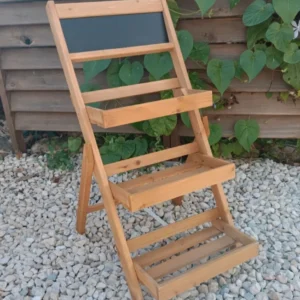 Etagère a éco-cup en bois