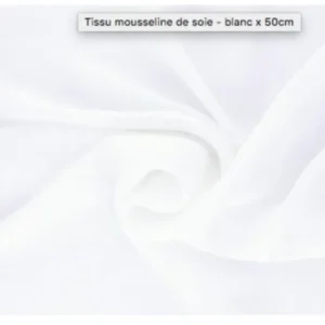 Mousseline blanche de 15 m