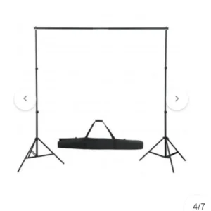 Support toile de fond télescopique plus pinces