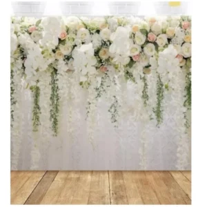 Toile de fond fleurs 220 X 150