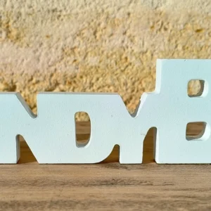 Candy Bar blanc Hauteur environs 6 cm