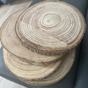 Rondins de bois centre de table entre 18 et 22 cm