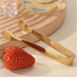 Pinces à bonbons couleur dorée