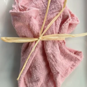 Serviettes vieux rose