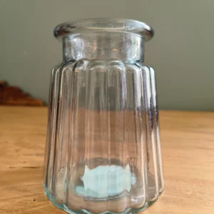 Vases large 12 cm bleu-gris